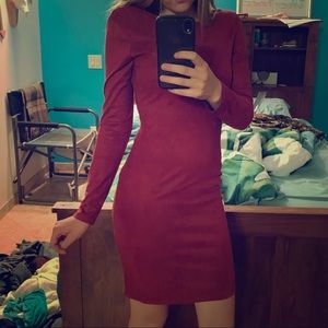SM Red Skin Tight Mini Dress